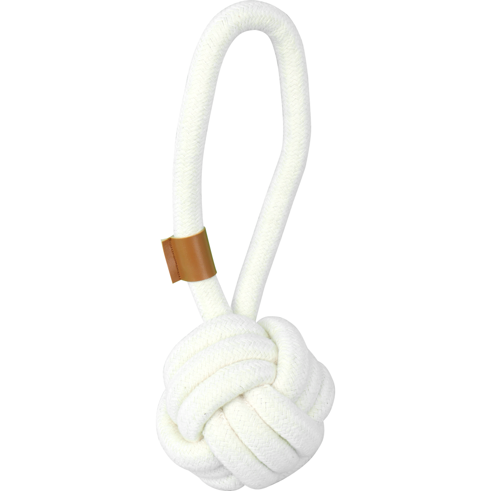 Pawise Premium cotton toy Ball mit Handgriff