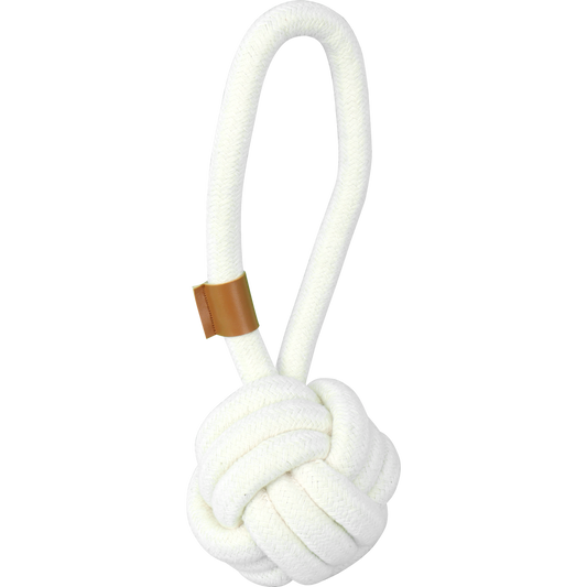 Pawise Premium cotton toy Ball mit Handgriff