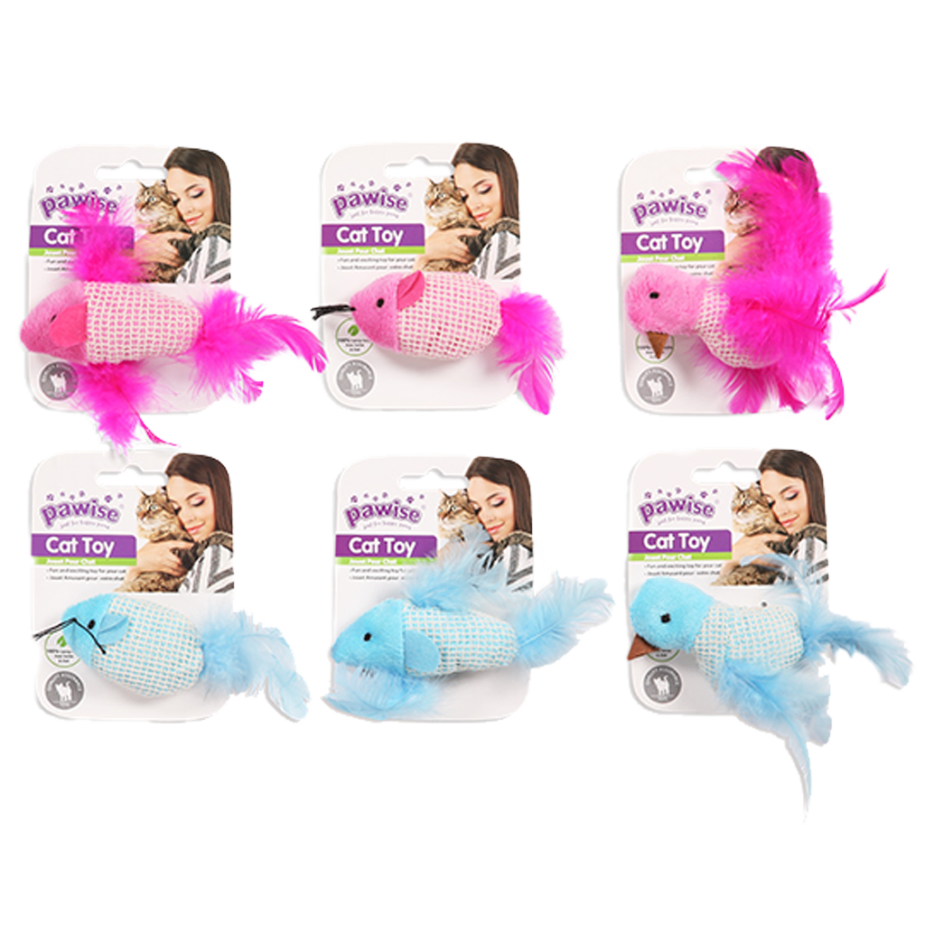 Pawise 100% Catnip Toy Vogel