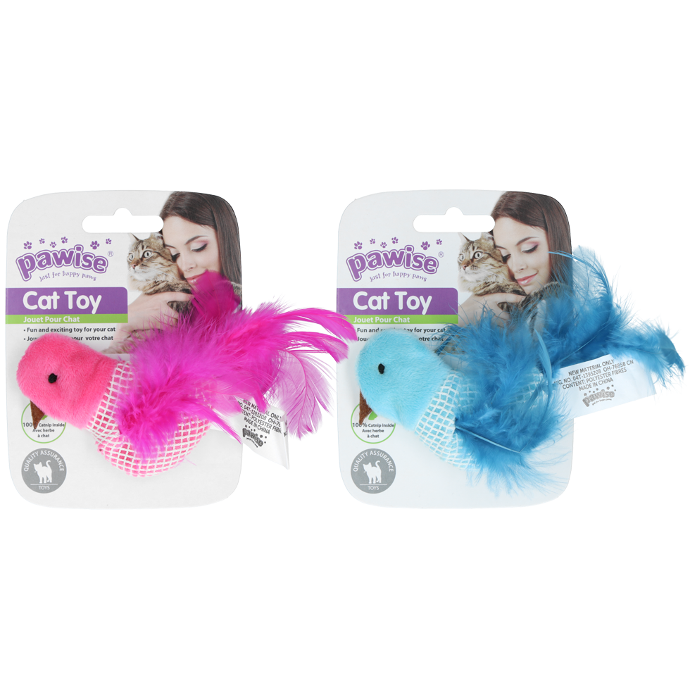 Pawise 100% Catnip Toy Vogel