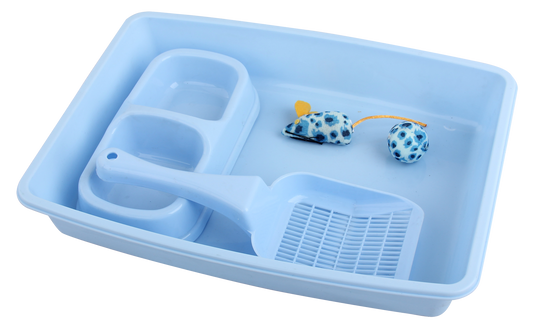 Pawise Kitten Starter Set Blau