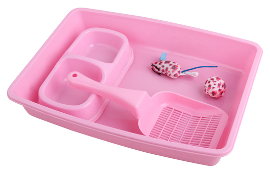 Pawise Kitten Starter Set Rosa