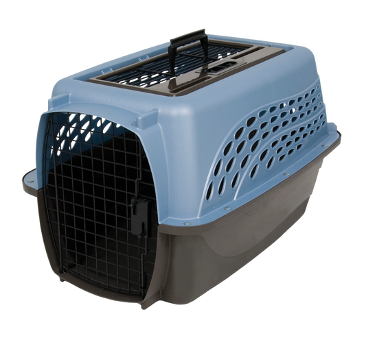 Petmate 2 Door Kennel Blau S
