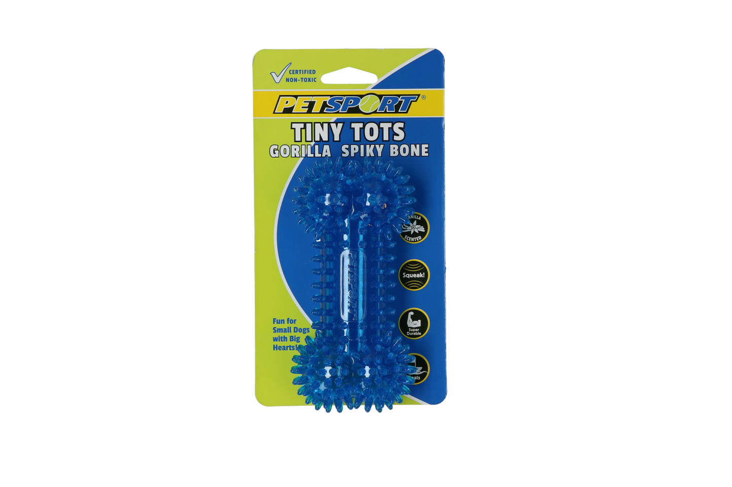 Petsport Tiny Tots Gorilla Spiky Bone Assorti
