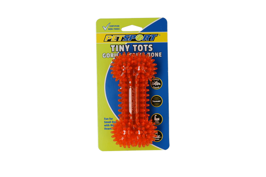 Petsport Tiny Tots Gorilla Spiky Bone Assorti
