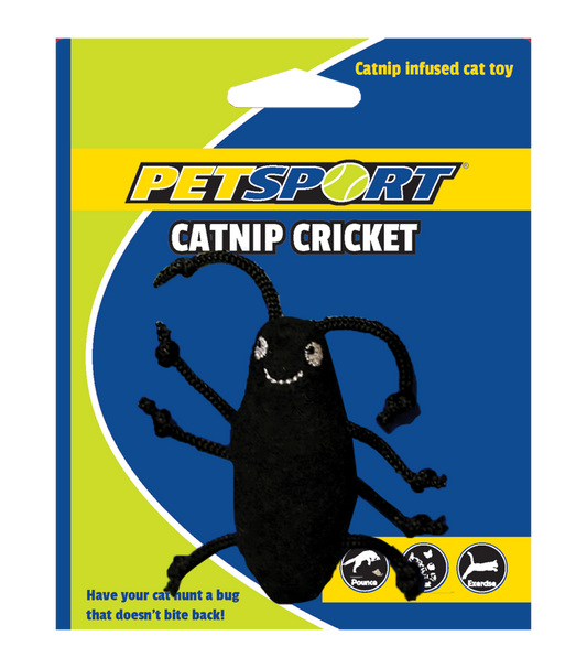 Petsport Catnip Cricket Schwarz