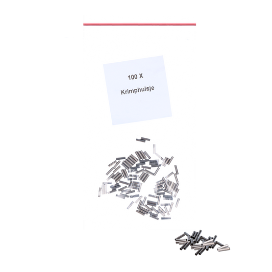 Crimphülsen für Befestigungsdraht 100 St.
