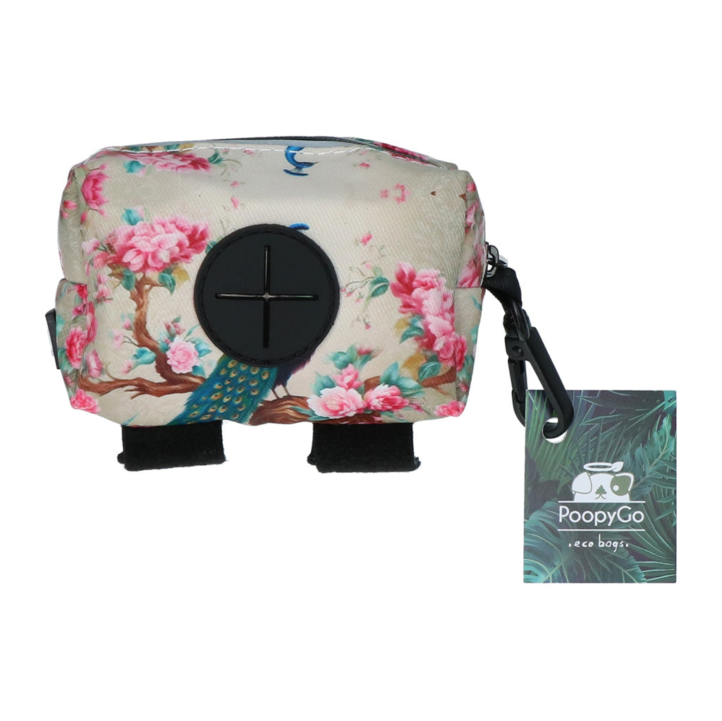 PoopyGo Eco Bag Pfau (Weiß)