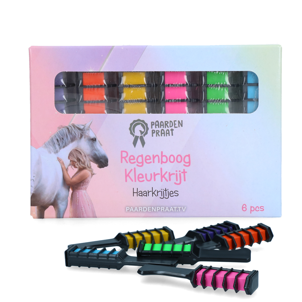 Paardenpraat Regenboog Kleurkrijt