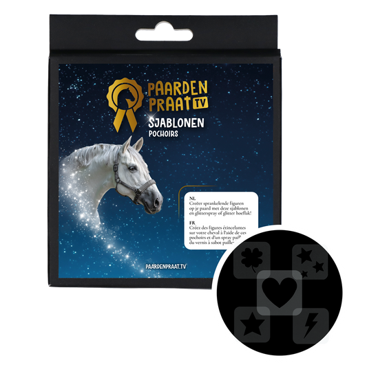 Paardenpraat TV Sjablonen 5 Stück