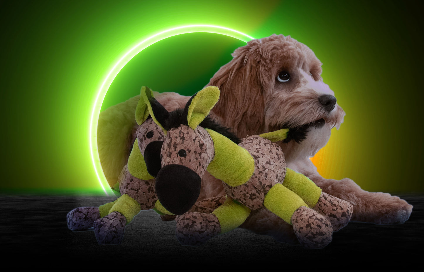 Retrodog Donkey Gelb S