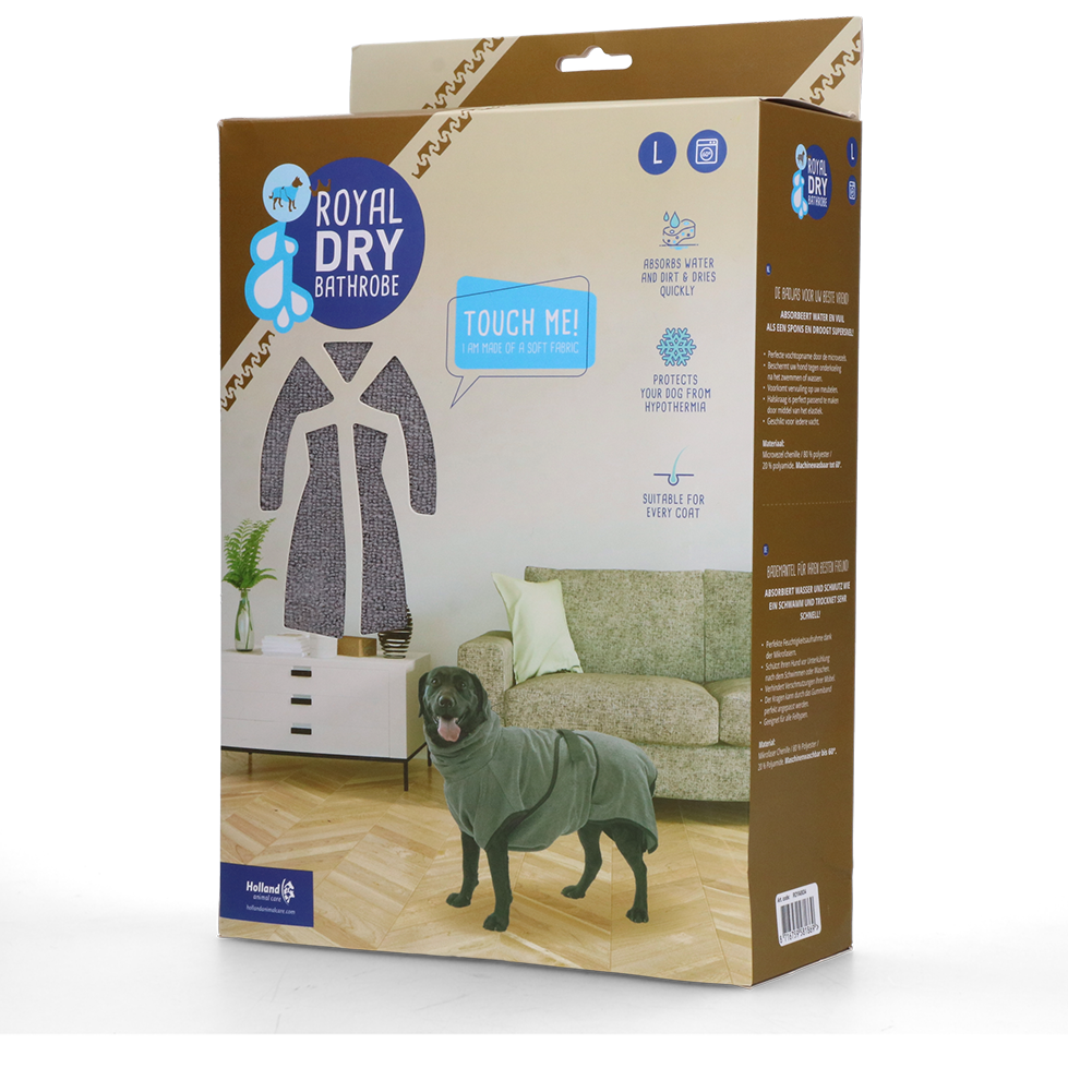 Royal Dry Bademantel Für Hunde L