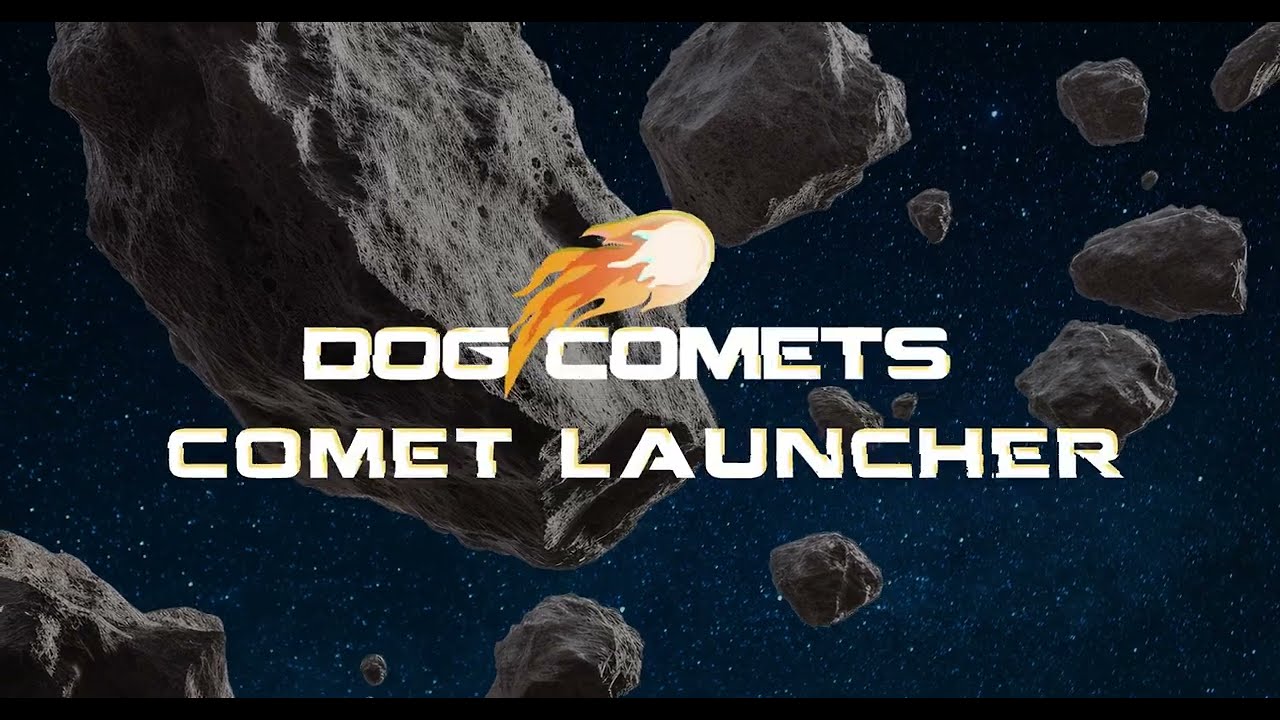 Dog Comets Star Launcher Orange