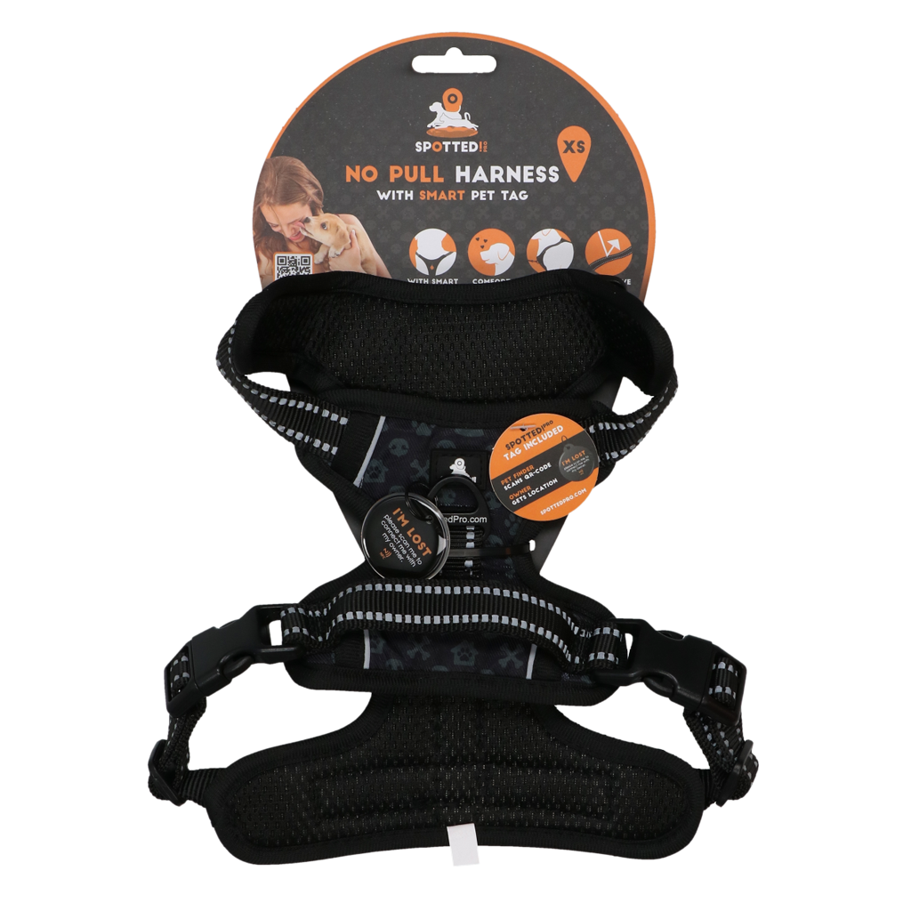 Spotted! Pro No Pull Harnas Dunkelgrau XS