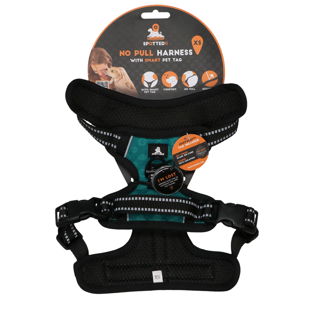 Spotted! Pro No Pull Harnas Grün XS