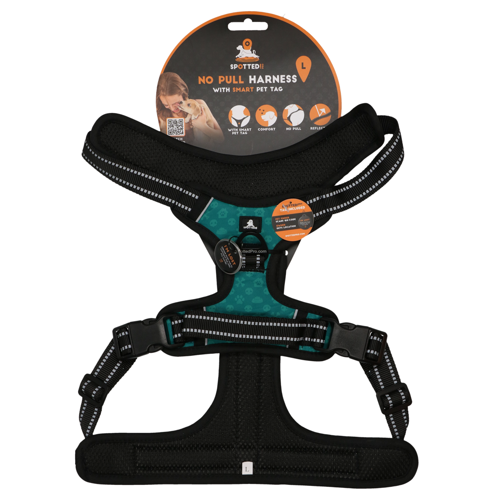 Spotted! Pro No Pull Harnas Grün L