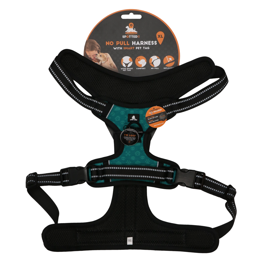 Spotted! Pro No Pull Harnas Grün XL
