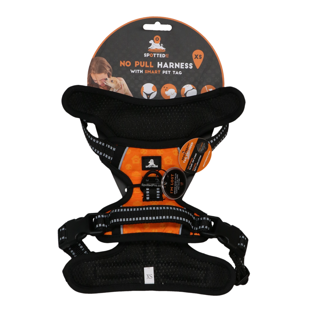 Spotted! Pro No Pull Harnas Orange XS
