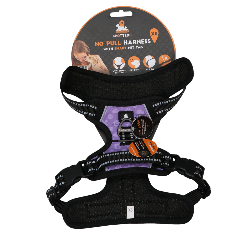 Spotted! Pro No Pull Harnas Lila XS