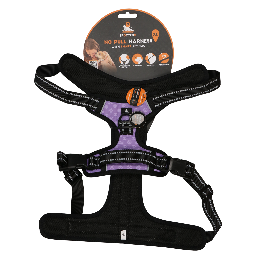Spotted! Pro No Pull Harnas Lila XL