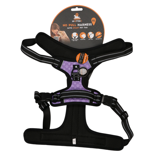 Spotted! Pro No Pull Harnas Lila XL