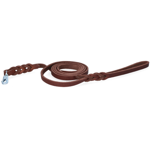 Spotted! Pro Leder Führleine Braun 1,8 x 180 cm (Klipphaken)