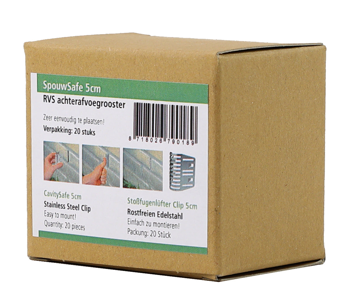 Hohlraumschutz Karton 20 St. 5 cm