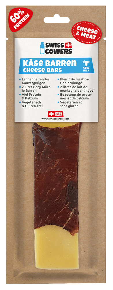 SwissCowers Cheese Bars Black Angus L