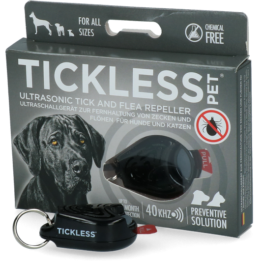 Tickless Pet Mindestschutz von 6 Monaten Schwarz