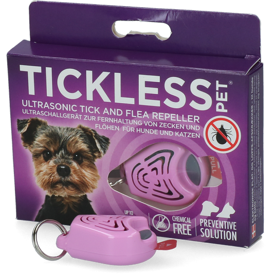 Tickless Pet Mindestschutz von 6 Monaten Rosa