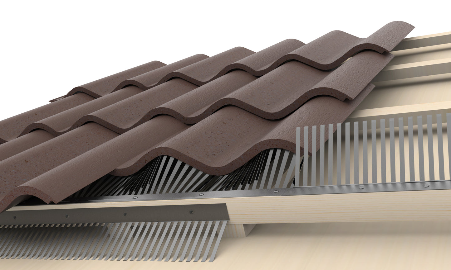 Ventistreifen Metall Traufenlüftungskamm