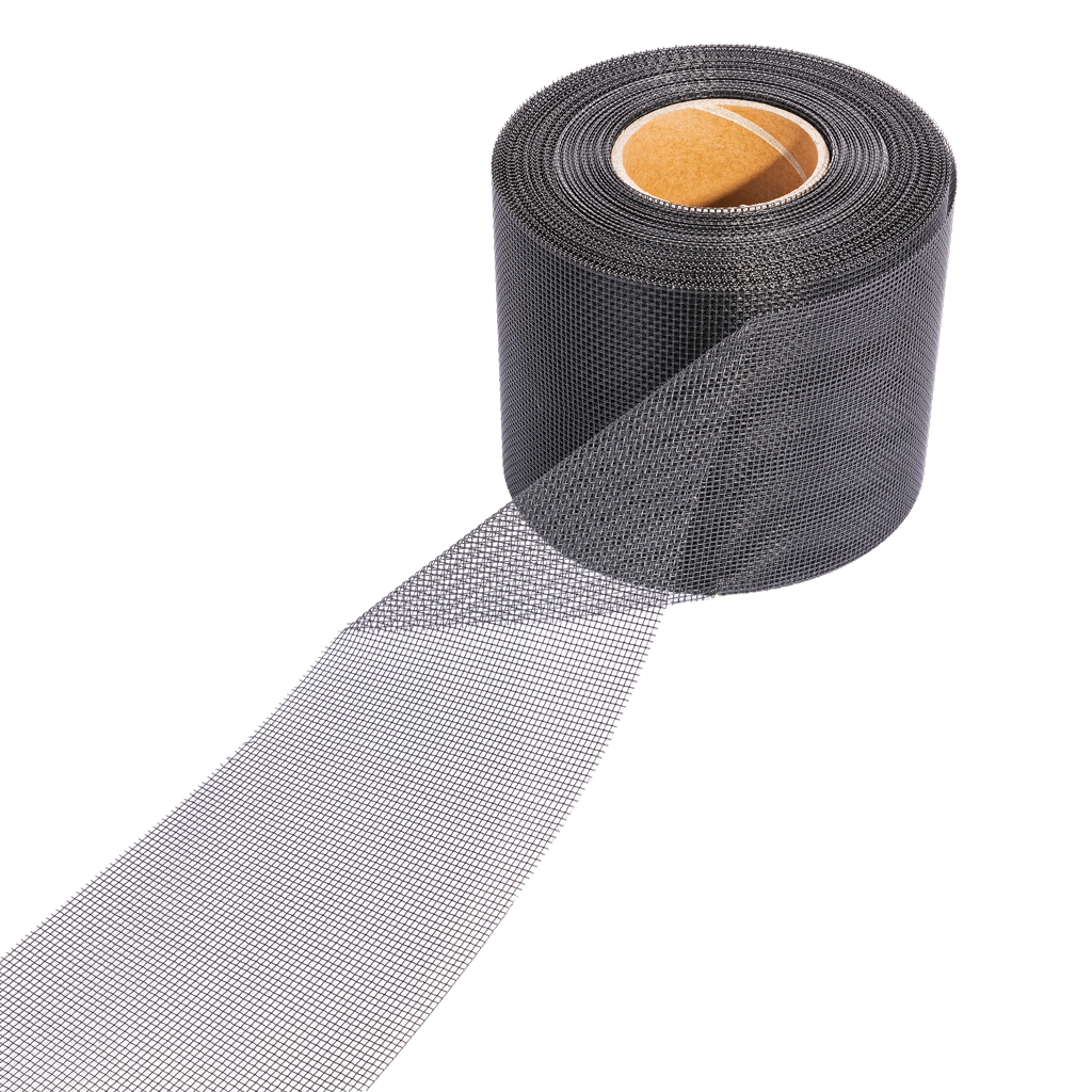 Belüftungsband Edelstahl Schwarz 30 m x 15 cm