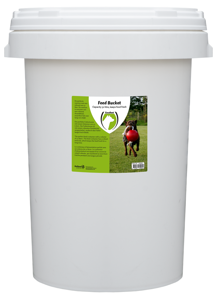 Futtertonne mit Drehverschluß 52 Liter