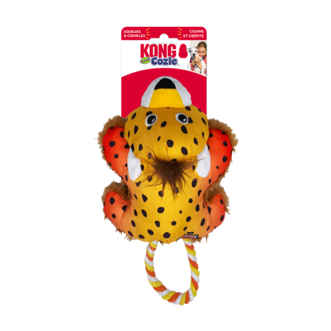 KONG Cozie Tuggz Cheetah S/M